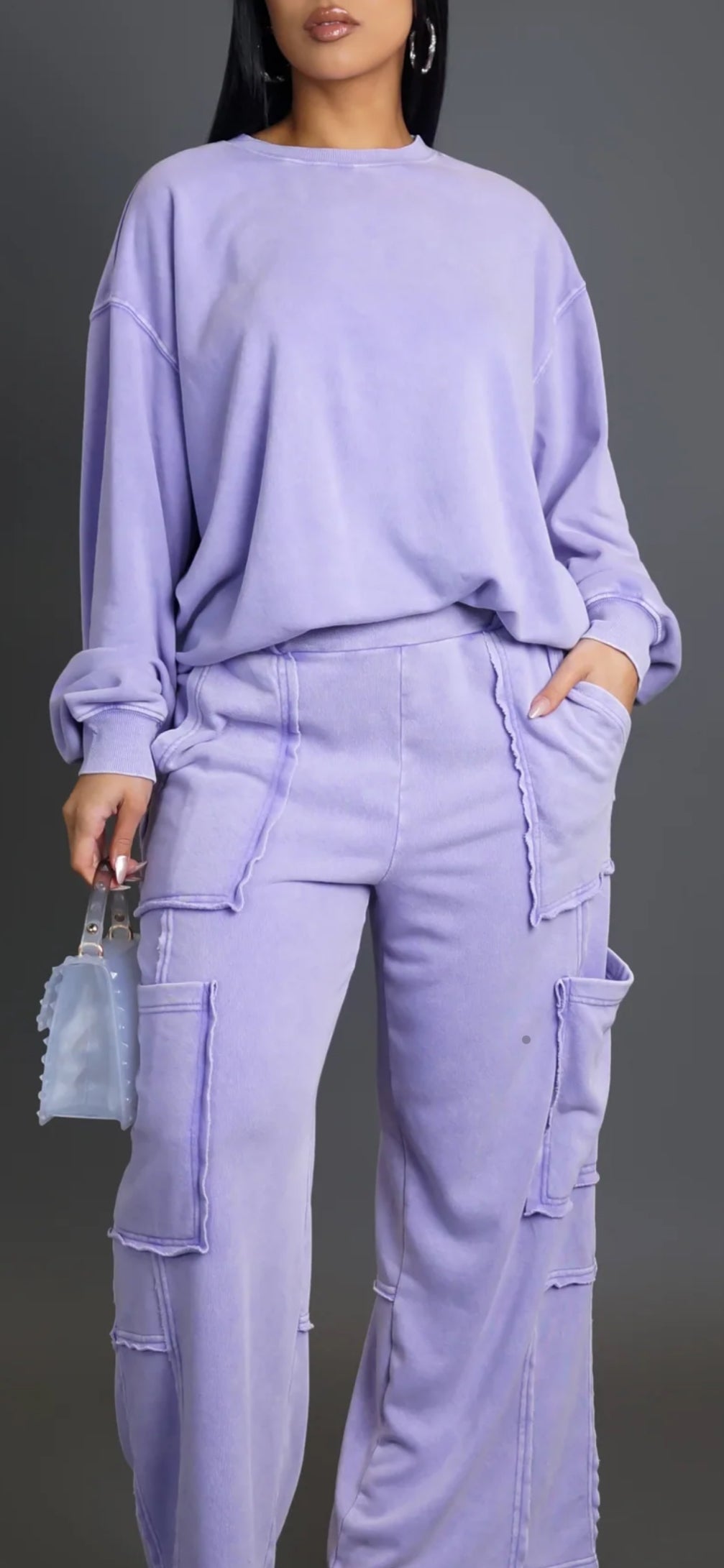 Classy Lavender 2 piece Set