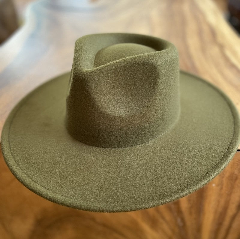 Olive Classy Fedora