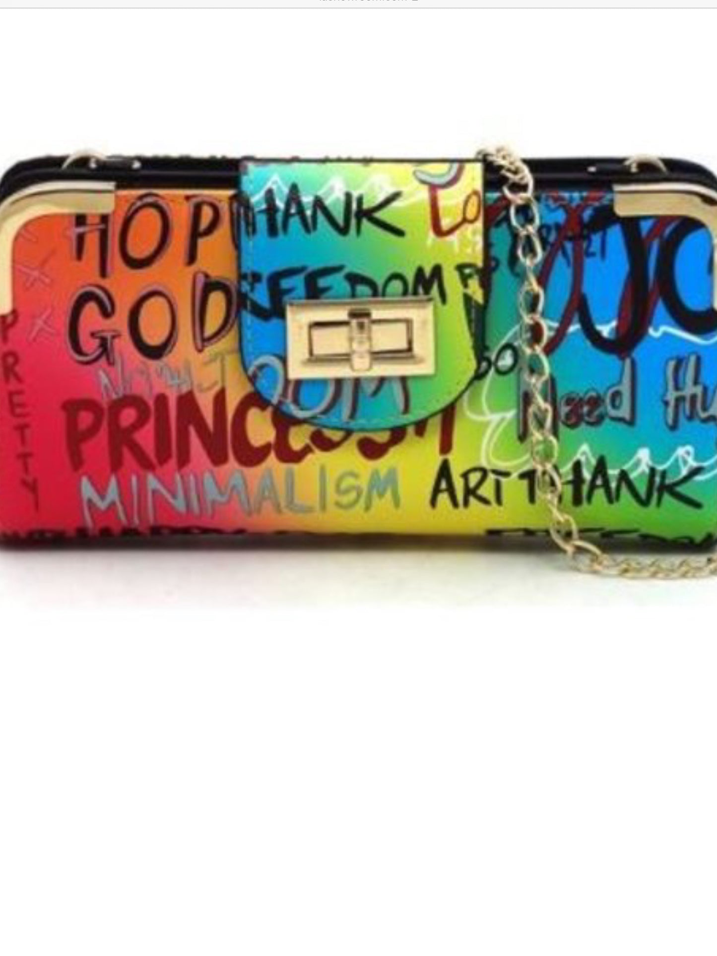 Classy Graffiti Clutch