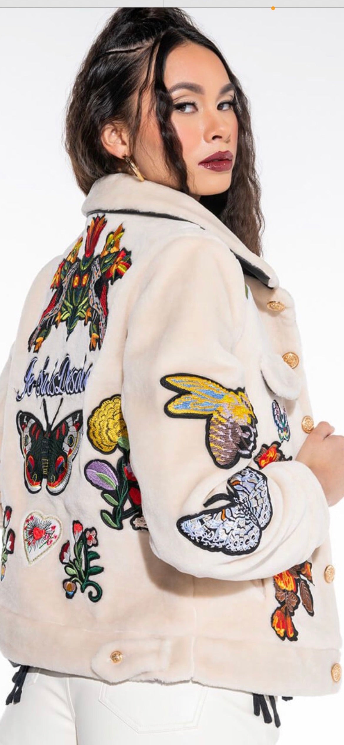 Classy Fur Patch Coat