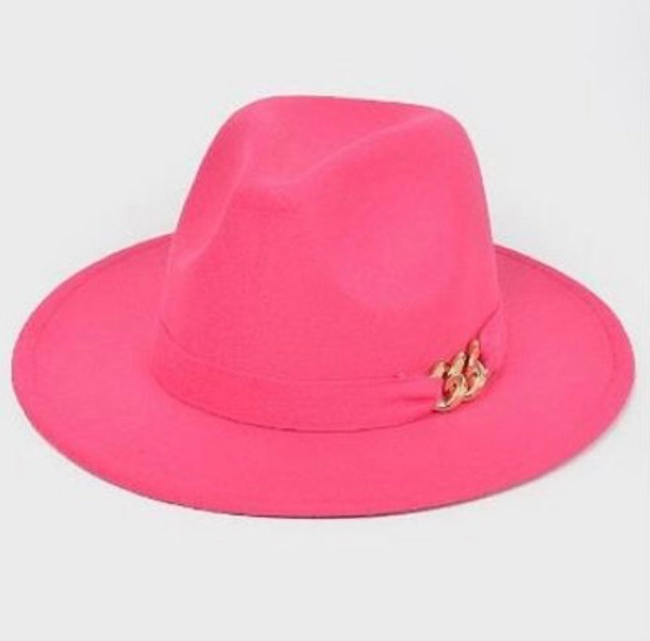 Pink Classy Fedora