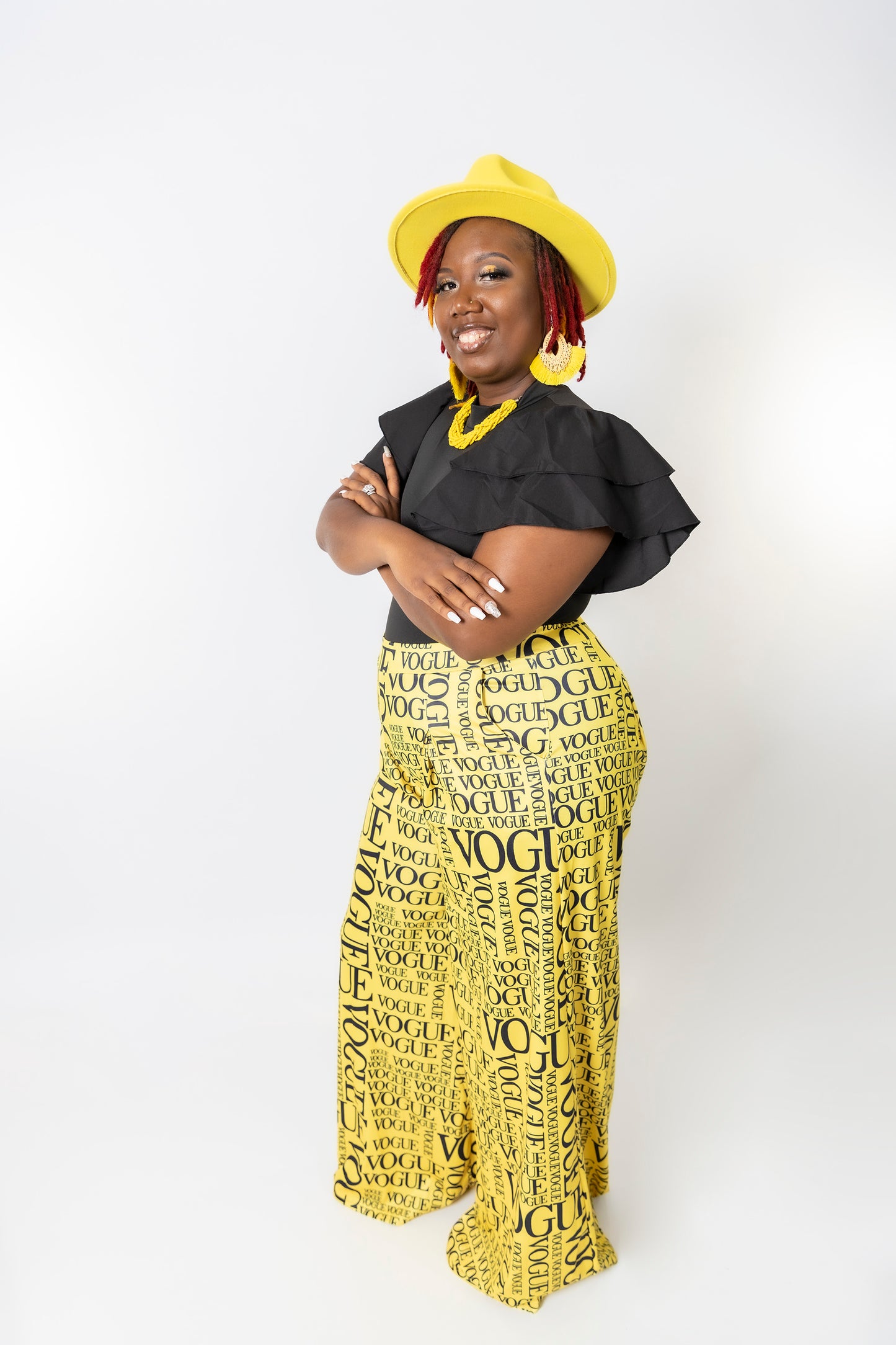 Yellow Classy Palazzo Pants