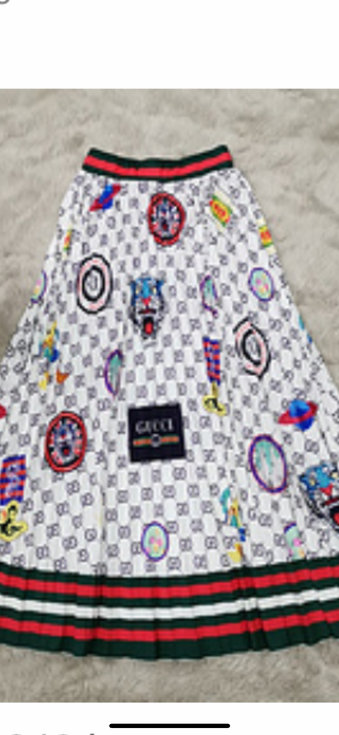 Classy Double G Signature Skirt