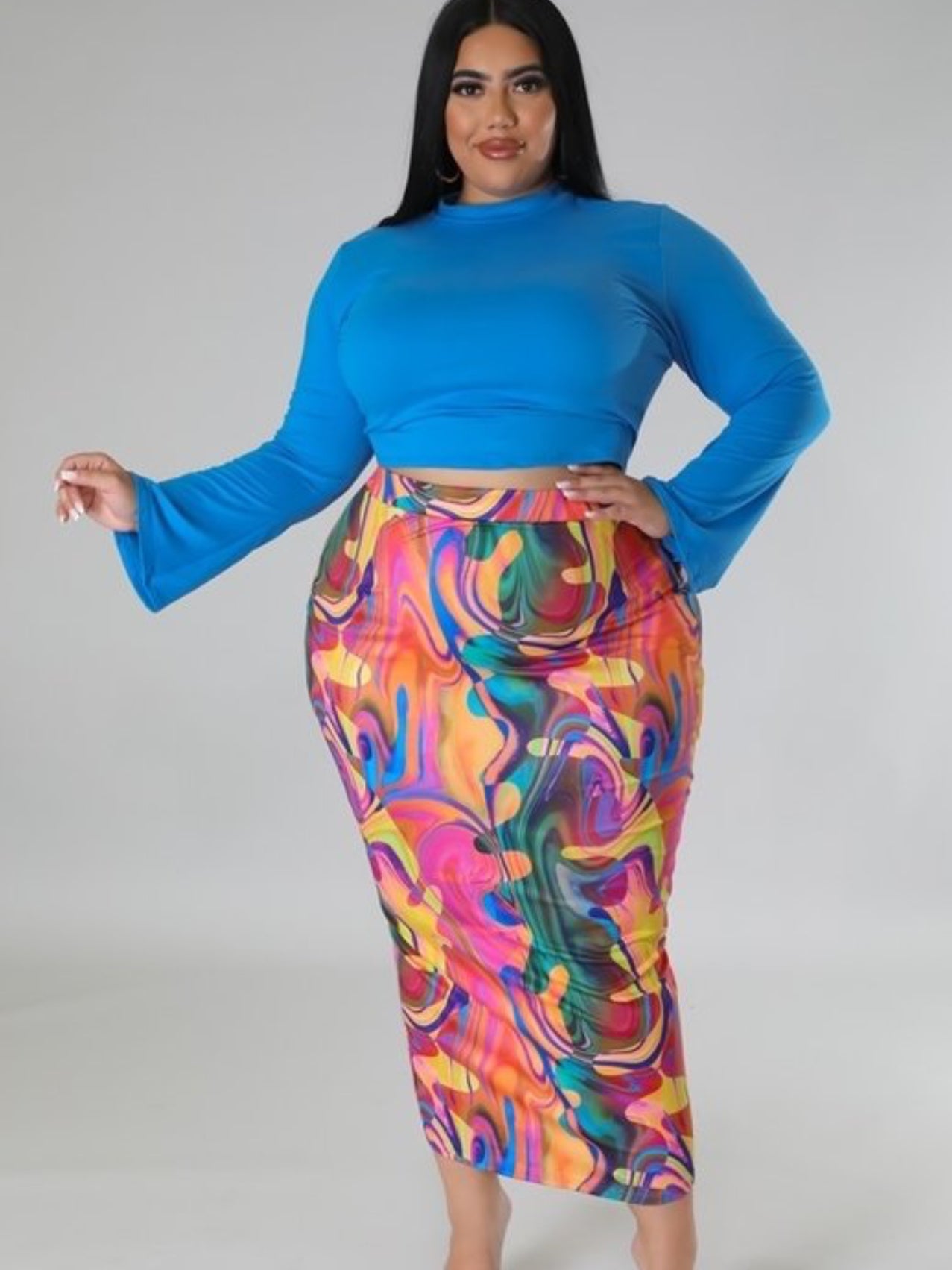 Classy 2 piece Multi Color Set