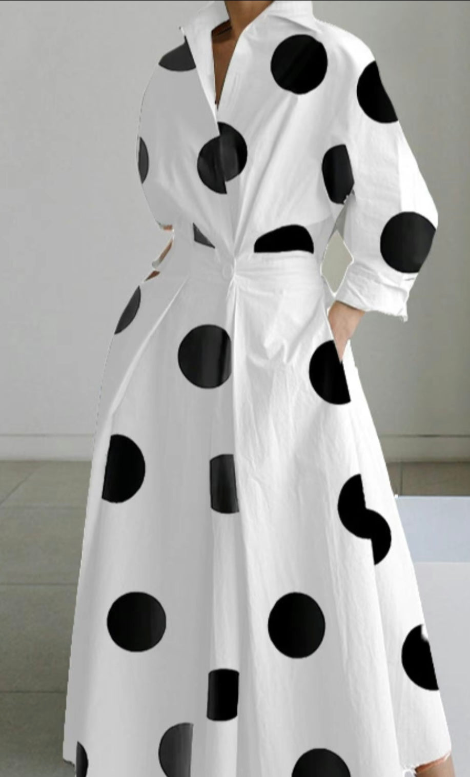 Classy Pokadot Dress