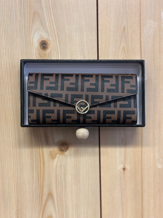 Classy Brown F Wallet